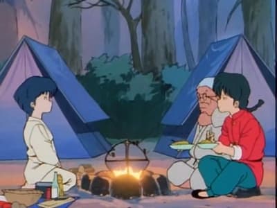 Ranma trenuje na Górze Terroru
