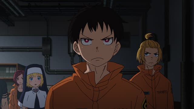 Shinra Kusakabe zaciąga się