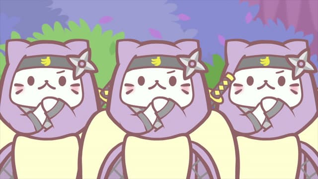 Bananya i trening ninja, nya