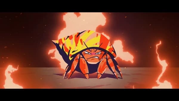 Krab pustelnik / Prawe drzwi do zamku Króla Demonów